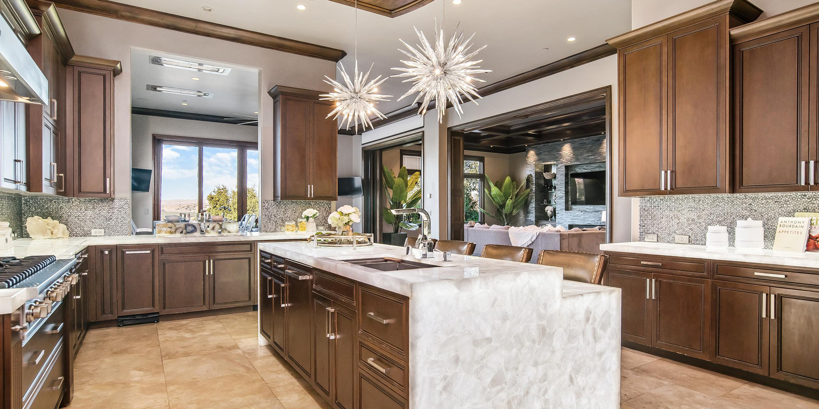 Kitchen of a luxury homes for sale in Pleasanton, CA